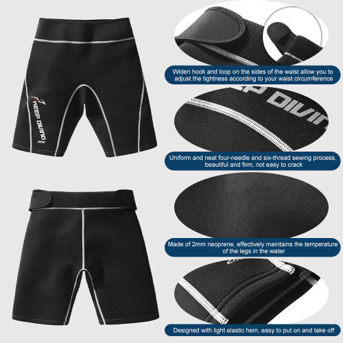 2mm Neoprene Wetsuits Shorts Diving Wet Suit 2