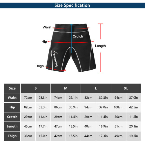 2mm Neoprene Wetsuits Shorts Diving Wet Suit 1