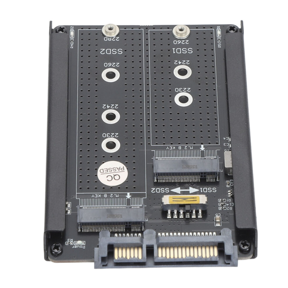 Driver-Free Dual M.2 To Sata Iii 2.5In Ssd Adapter 2230/2242/2260 9321349119897