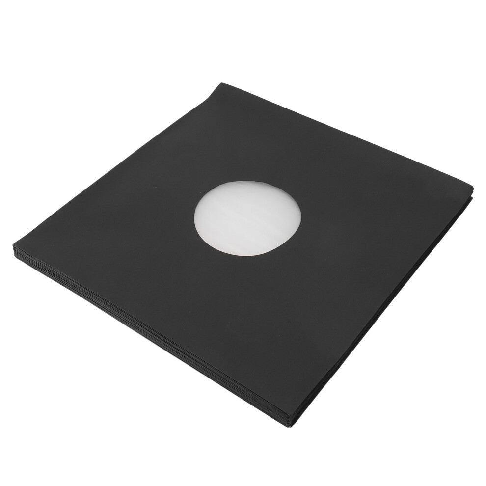 Matte Kraft Paper 12In Record Jackets 350Gsm Pack Of 20Pcs Black 4901349119926