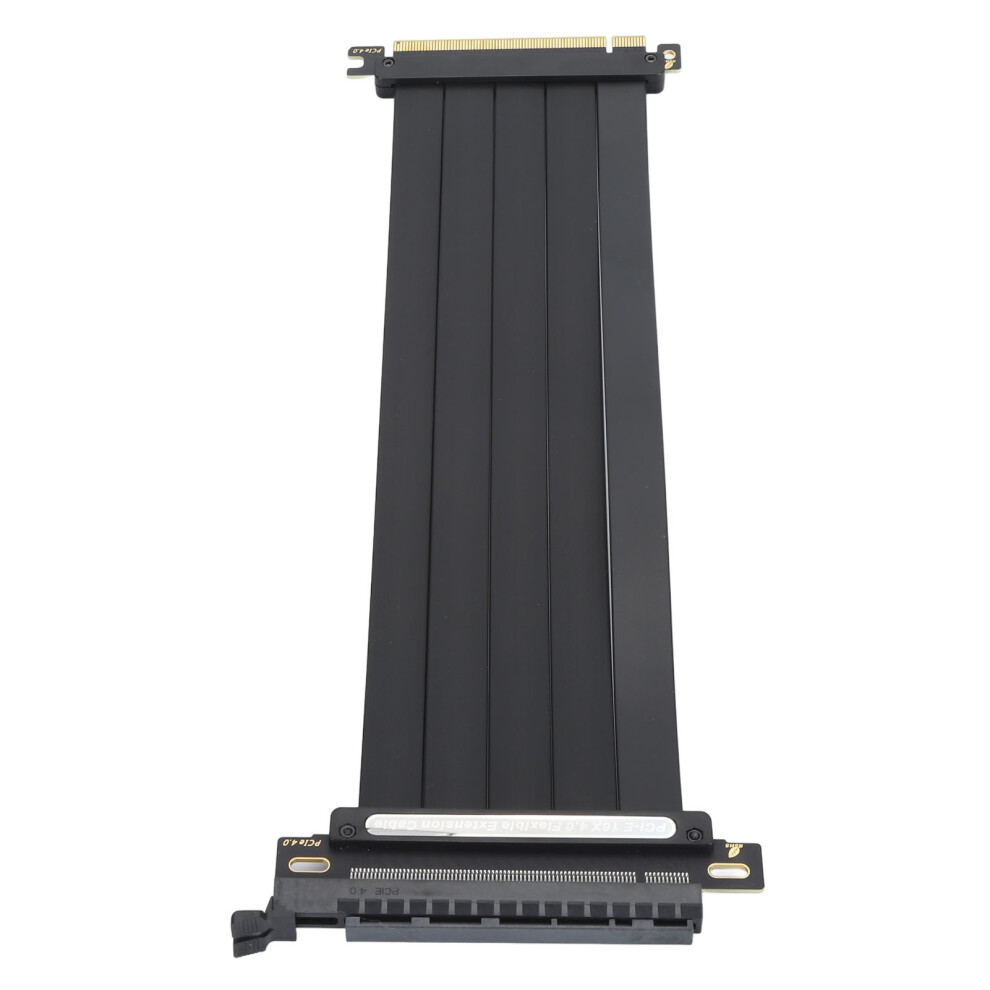 PCIe 4.0 X16 GPU Riser Cable 250mm 180 Flexible Shielded Extension