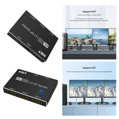 Splitter  Splitter 1 in 3 Out Splitter UHD  Switcher Extend 2