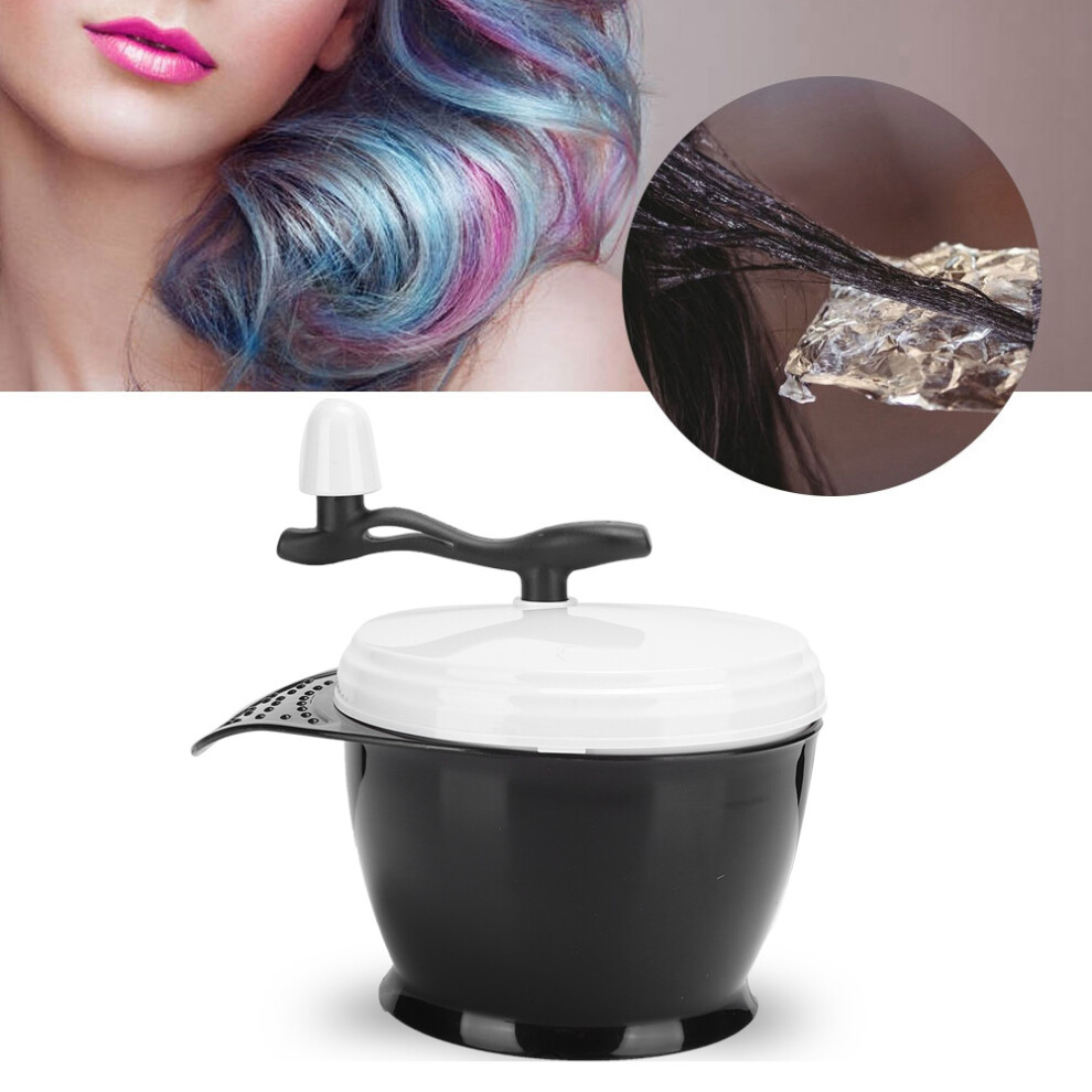 Cream Hair Dye Blender Hand Mixer Plastic Bowl For Home & Salon Use