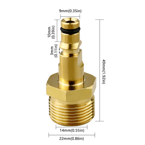 Highly Connect Fittings Adapter for Highly Pressure Washer 2