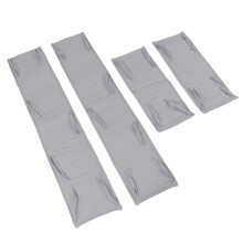 Easy Install Toddler Bed Rail for Safety Crib Rail Guard Grey