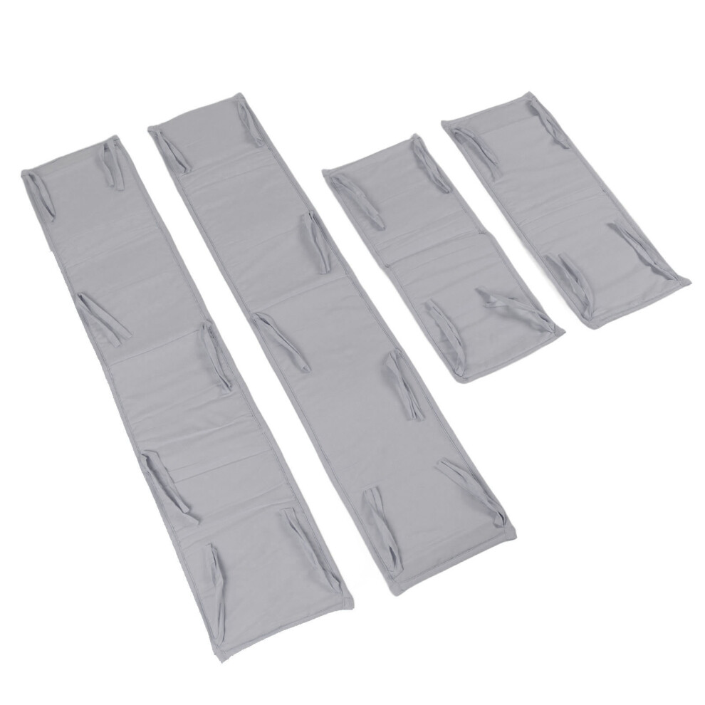 Easy Install Toddler Bed Rail For Safety Crib Rail Guard Grey