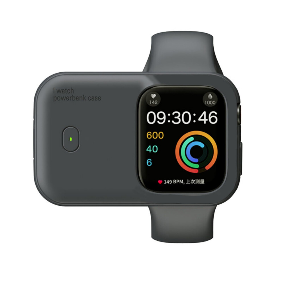 Wearable Charging Power Supply For Smartwatch Series 9/8/7/6/5/4 1200Mah Mobile Power Midnight Color 40Mm 41Mm 42Mm 9016109817044