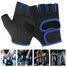 BlueBlack Unisex Outdoor Gewichtheben Halbfinger-Handschuhe, M-L