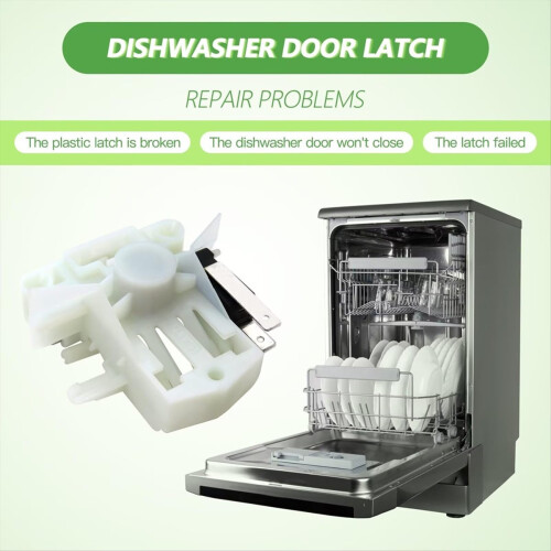 Door Switch Latch Replacement for Dishwasher Door Latch Lock 1