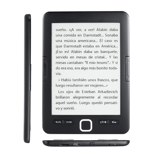 E-Book Reader 6'' Glimmer-Free and Eye-Friendly