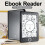 E-Book Reader 6'' Glimmer-Free and Eye-Friendly 12