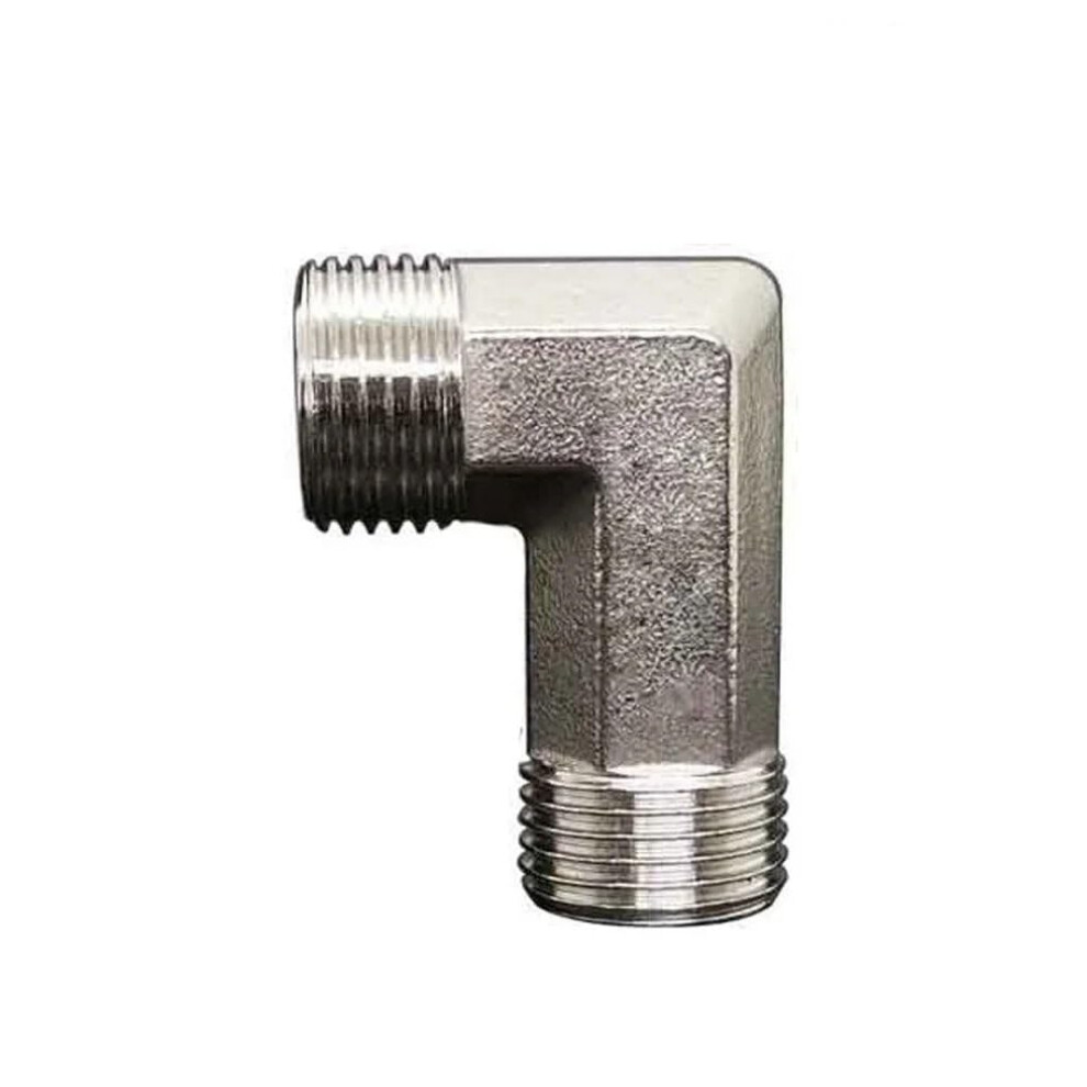 201 Stainless Steel Elbow 1/2" Bspp Male Reducer Pipe Fitting Coupling Connector For Plumbing Applications 9016109817921