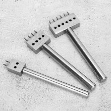 Präzises 3-teiliges Lederwaren-Lochstanzen-Set - 6mm (2+4+6) Größen