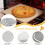 Tela para pizza de 3 peças, 12 polegadas, rack para pizza de nível de restaurante 5