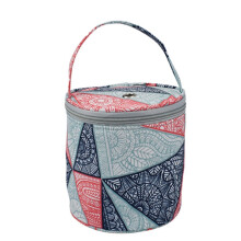 Wool Bag Storage Organizer for Yarn Knitting - Portable Carry Case for Crochet Hooks, 4-Pocket Design, Lightweight Fabric