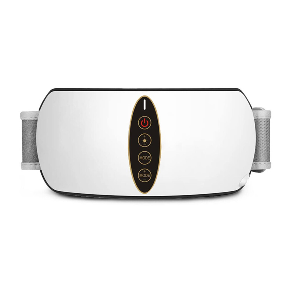 Electric Heat Vibration Waist Belt with 3 Temperature Levels, 5 Modes for Abdominal Toning and Weight Loss, Rechargeable Model