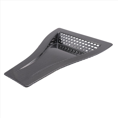 Universal Motorhaube Vent Lufteinlass Abdeckung Carbon Look Auto Teile 1