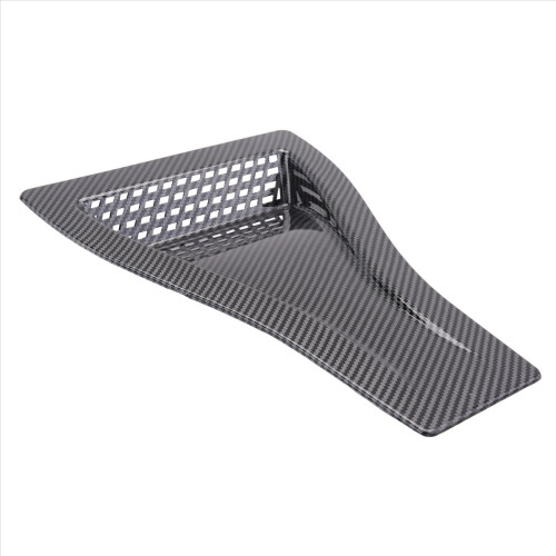 Universal Motorhaube Vent Lufteinlass Abdeckung Carbon Look Auto Teile 2
