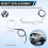 Car LED Central Cup Holder Lights Interior Decorative Lamp for 7