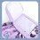 Pañales para perras con estampado de panda morados M 10