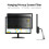 Hanging Privacy Screen Filter Detachable High 14