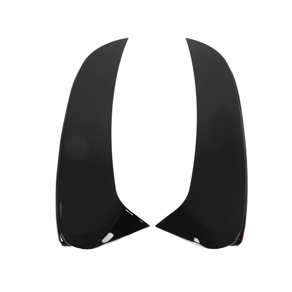 2Pcs Rear Bumper Air Vent Spoiler Left Right Black 8320539156187