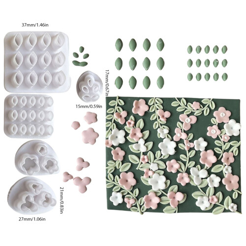 Leaf Clay Earring Cutter Clay Molds Clay Earring Cutter for 1