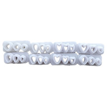 8 Pcs Flower Clay Cutter 3D Flower Clay Earring Cutter Pottery