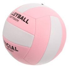 Inflatable Training Volleyball - Soft Indoor Practice Ball for Competition, Durable Design, All Skill Levels, Pink