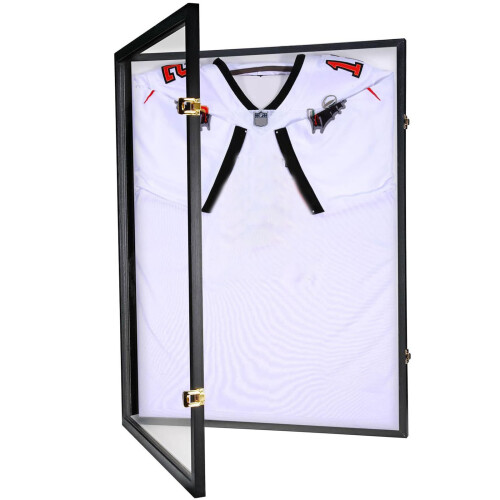 Jerseys Display Frame Lockable Shadow Box for Baseball 1