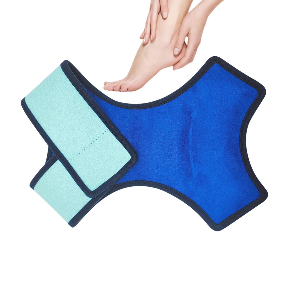 Ankle Ice Pack for Hot and Cold Therapy, Lightweight Compression Gel Sleeve for Sports Recovery and Ankle Support