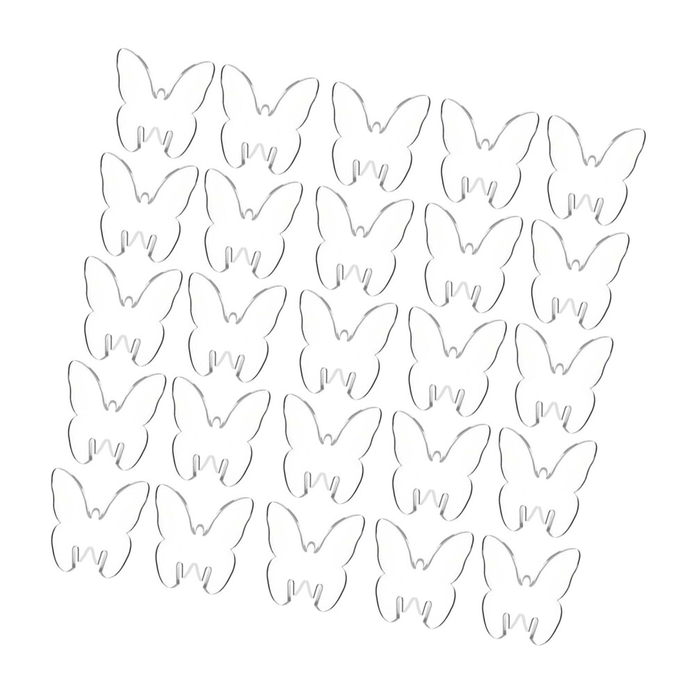 20Pieces Acrylic Butterfly Glass Decorations Butterfly Wine-image-OPC-PKFJ22V-NEW