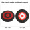 EVA Lightweight Removable Archery Target Accessory - Black, 25x3cm 4