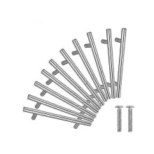 KINZON 20 PCS Poigne Bton De Porte T- Bar Cuisine Porte Meuble Poignes Acier Inoxydable - Entraxe 64 mm