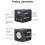 ΝΕΟ Φως Βίντεο LED 80W Δίχρωμο COB Φωτιστικό Φωτογραφικού Στούντιο EU 7