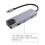 6-in-1 Type-C Hub Multifunctional Type-C Converter 5
