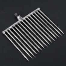 Compact 15-Tine Stainless Steel Harpoon for Fishing Frogs Camping Use
