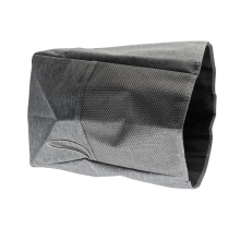 Grey Polyester Sewing Machine Cover with Multifunctional Pockets