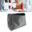 Grey Polyester Sewing Machine Cover with Multifunctional Pockets 15