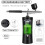 Neu Airbrush KIT Cordless Wiederaufladbare Kompressor Airbrush Set 6
