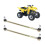 2 Sets Steering Tie Rod with Ends Kit Replacement 9
