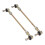 2 Tie Rod Sets Metal Alloy Rustproof Replacement 5