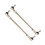 2 Tie Rod Sets Metal Alloy Rustproof Replacement 8