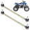Motorcycle Tie Rod End Sets Metal Alloy 9