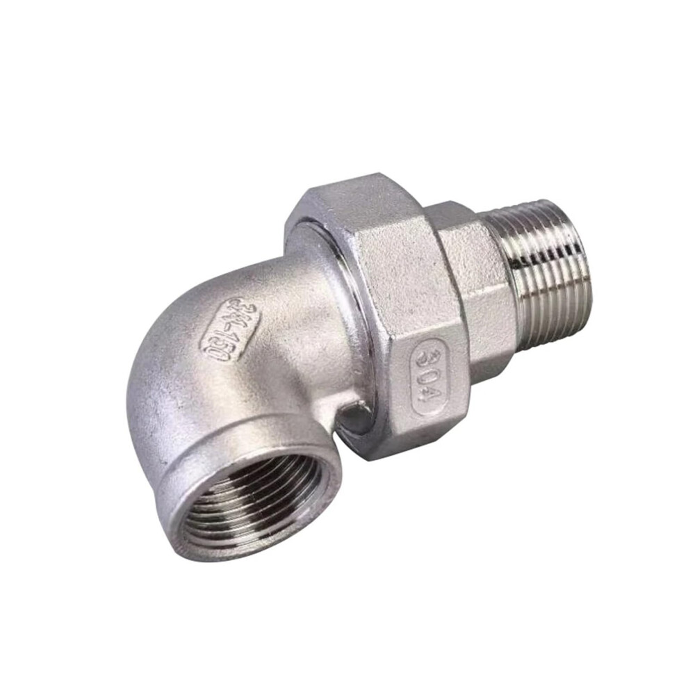90 Degree Elbow Bsp Thread 304 Stainless Steel Male & Female Pipe Fitting Union Connector For 1/4Â, 3/8Â, 1/2Â, 3/4Â Tubes 9016109820082
