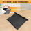 2Pcs 40X45CM Sonnenschutz Versenkbare Auto Sonnenschutz Seite Sunproof 6
