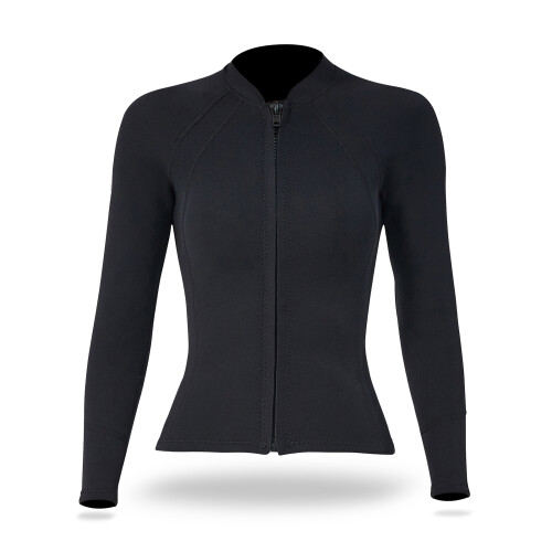 2mm Neoprene Men Women Diving Top with Front 1