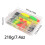 Fishing Tackle Box 102PCS Catfish Tackle with 3