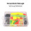 Fishing Tackle Box 102PCS Catfish Tackle with 4