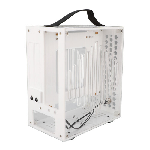 23x20.5x12cm Miniature ITX PC Case Clear Arcylic 1